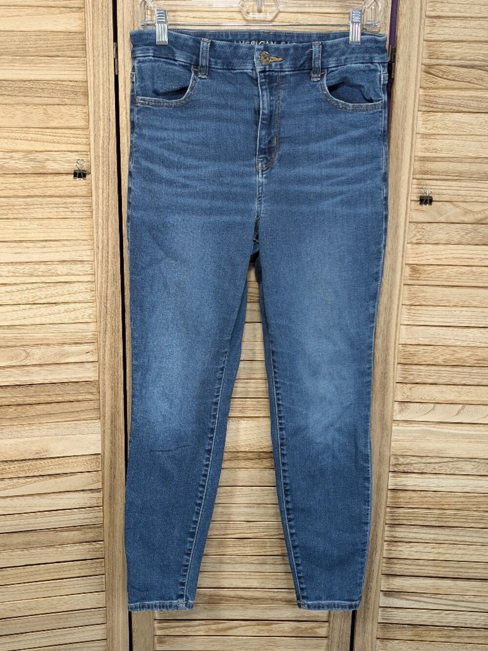 American Eagle Curvy High-Rise Jegging Women's Blue Jeans Size 10 SHORT
